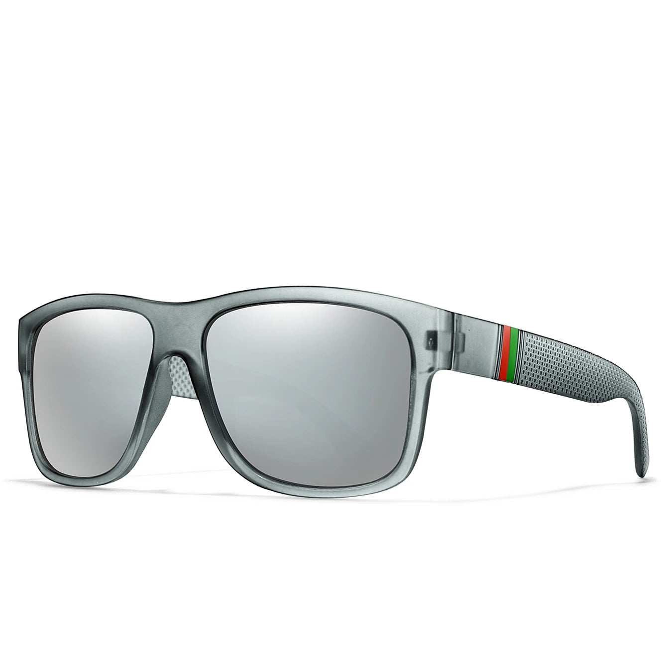 Classic Men Square Polarized  Sunglasses for Outdoor Driving Cycling Running Goggles Vintage Large Frame UV400