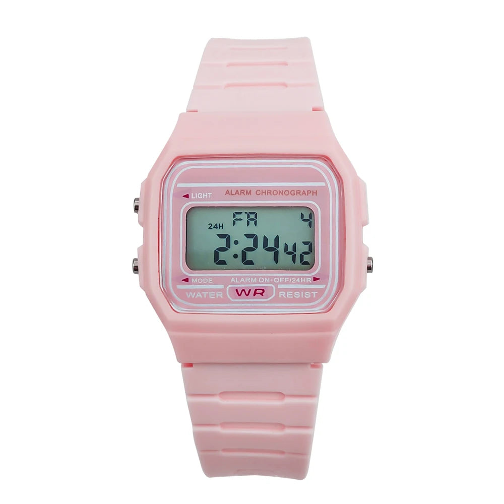 Women Men Digital Electronic LED Watch Multifunctional Outdoor