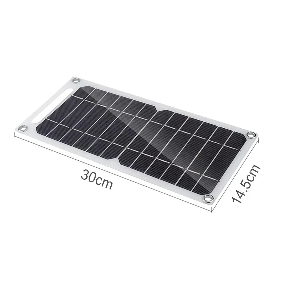 Portable 35W 5V Solar Panel Plate Charger With USB Safe Stabilize