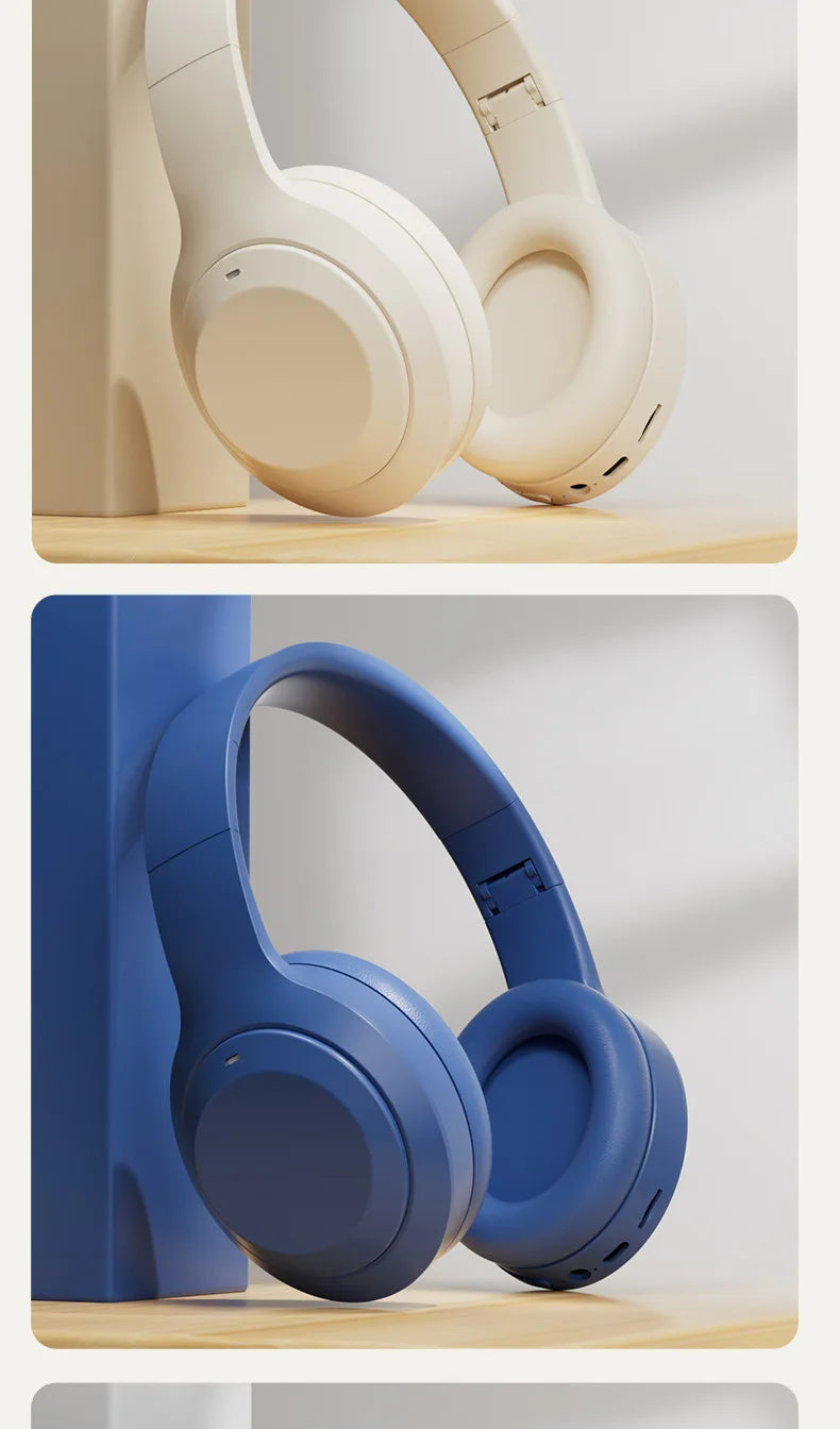 HIFI Stereo Headsets Sport Gamers with Wireless Bluetooth 5.3 and HD Mic