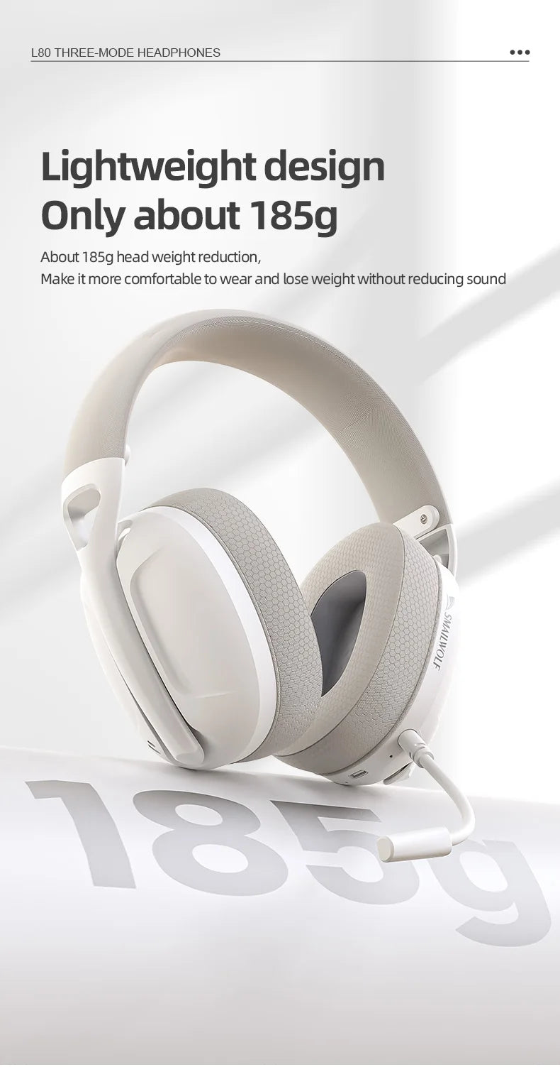 SMAILWOLF wireless Bluetooth lightweight gaming sports bass headsets