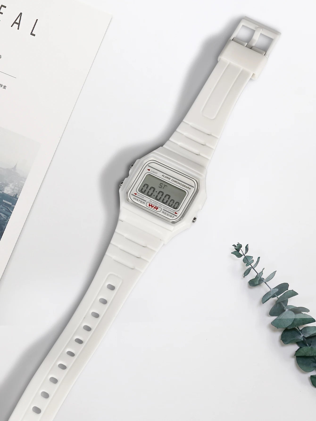 Women Men Digital Electronic LED Watch Multifunctional Outdoor