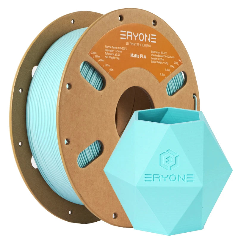 ERYONE PLA Matte Premium Filament 3D Print, Multicolour Available, 1KG/Spool