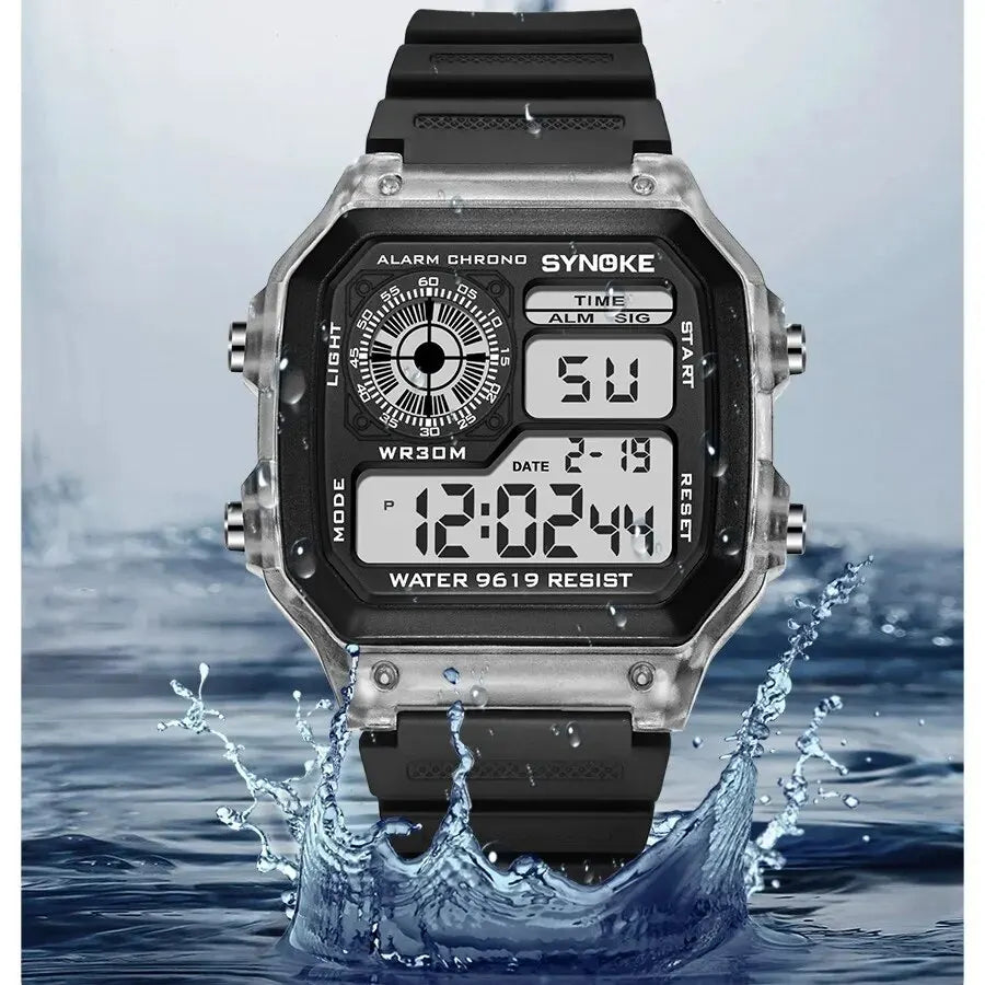 SYNOKE Digital  Men and Women Sport Watch