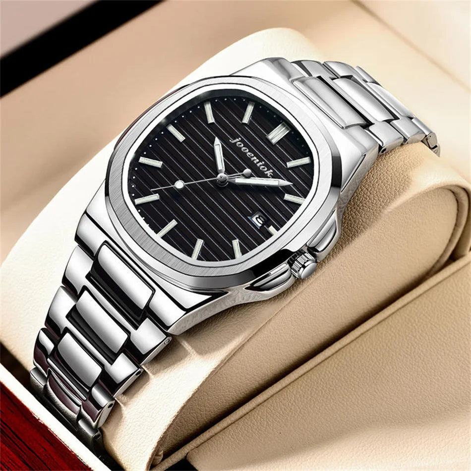 JOOENIOK Top Luxury Waterproof Luminous Men Watch