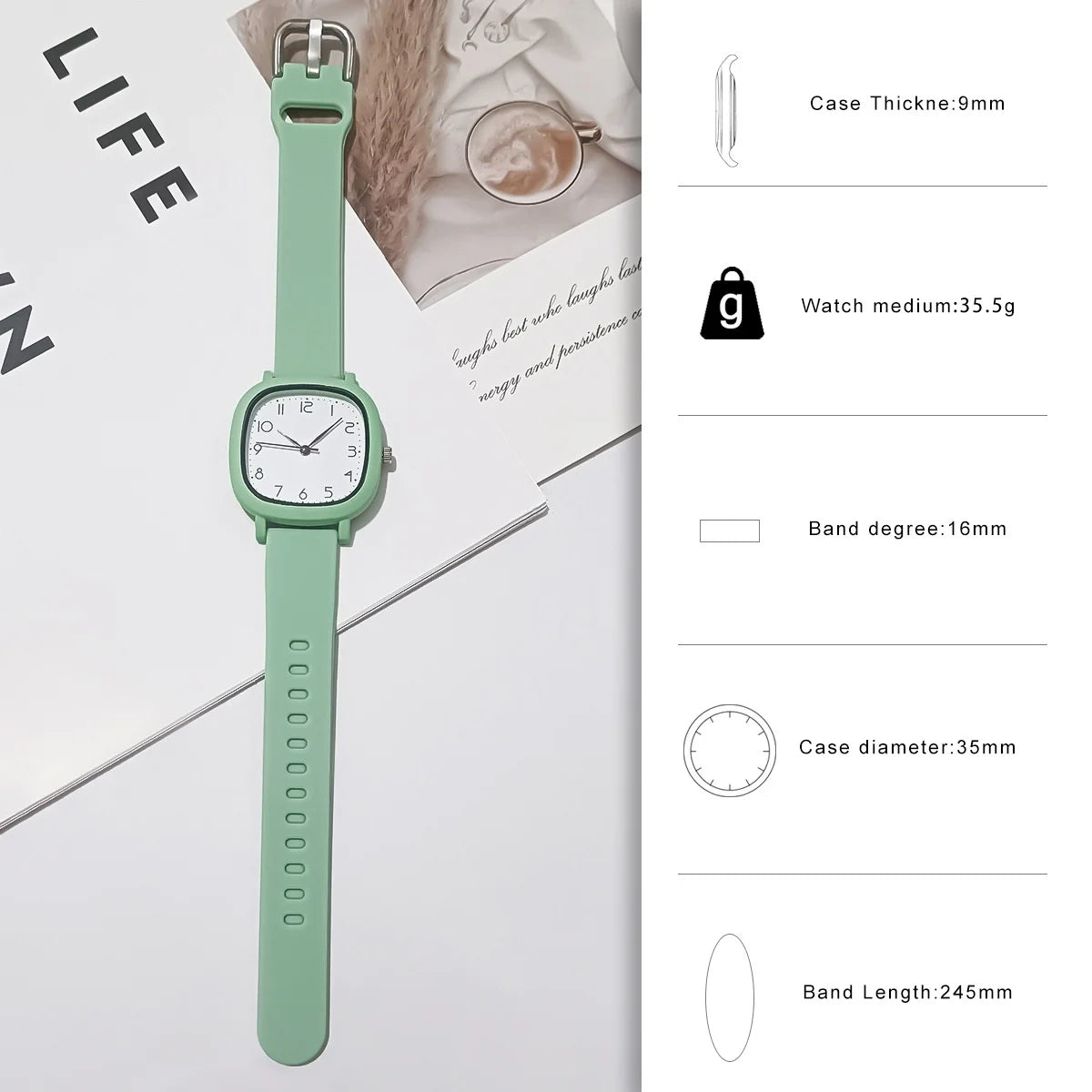 Fashion Women Girl Lady Casual Quartz Watch