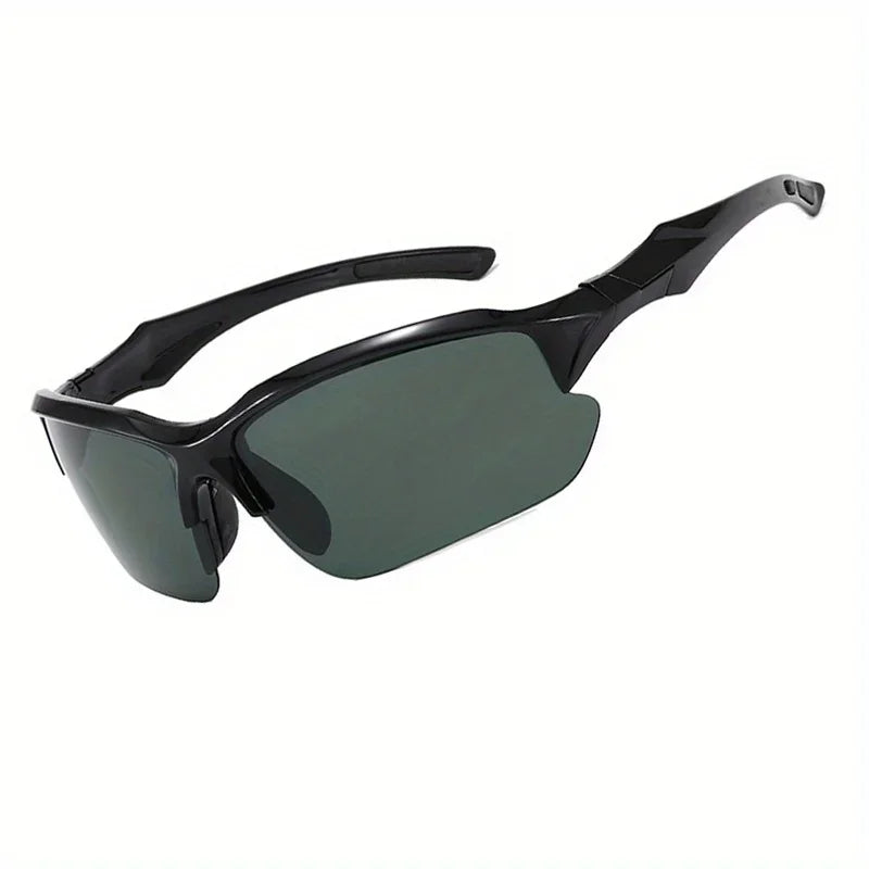Outdoor Polarized Fashionable Sports Glasses for Men and Women, Windproof Suitable for Baseball Running Golf and Driving
