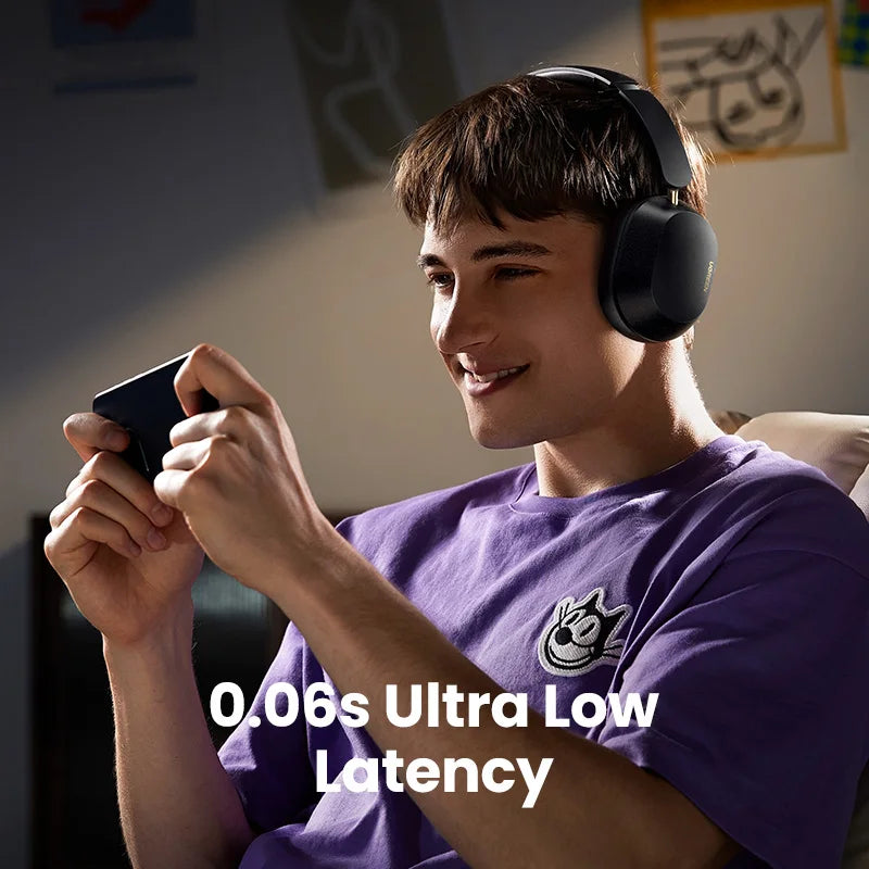 UGREEN  Wireless Bluetooth Headphones Noise Cancellation Hi-Res Spatial Audio Earphones Headset