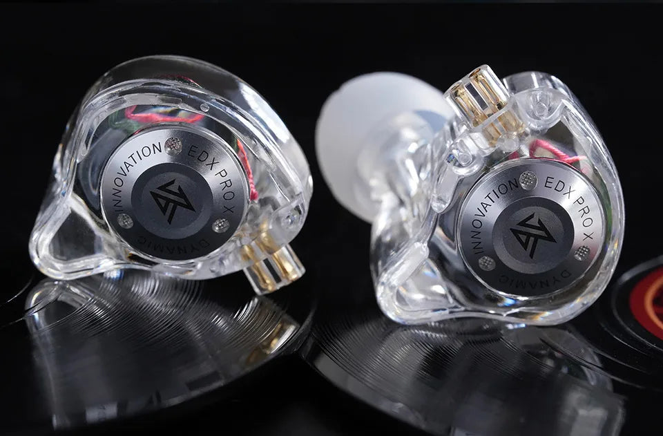 KZ EDX PRO X In Ear Dynamic Drive  HIFI Bass Music Earbud Sport Noise Cancelling Earphone