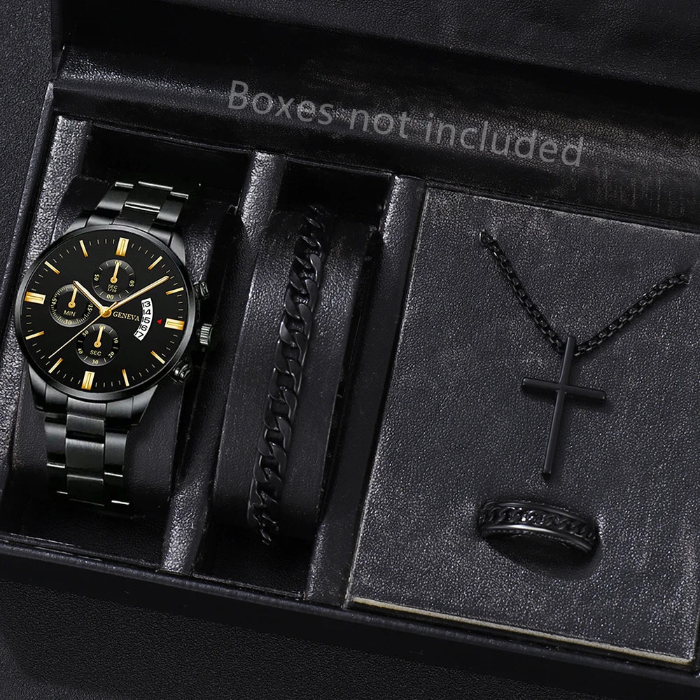 Luxury Men Fashion Stainless Steel Watch