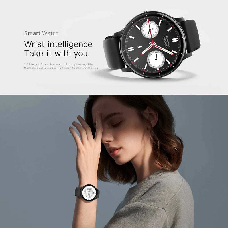 Men Women Sports Fitness Ultra Light Smartwatch Heart Rate