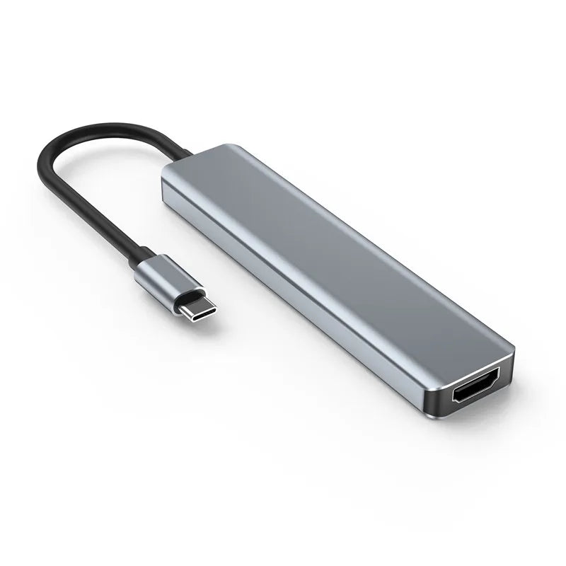 7-in-1 USB C Docking Station 4K HDMI-compatible Adapter USB 3.0 HUB TYPE C to HDMI PD 87W USB C Splitter for Laptop MacBook Pro