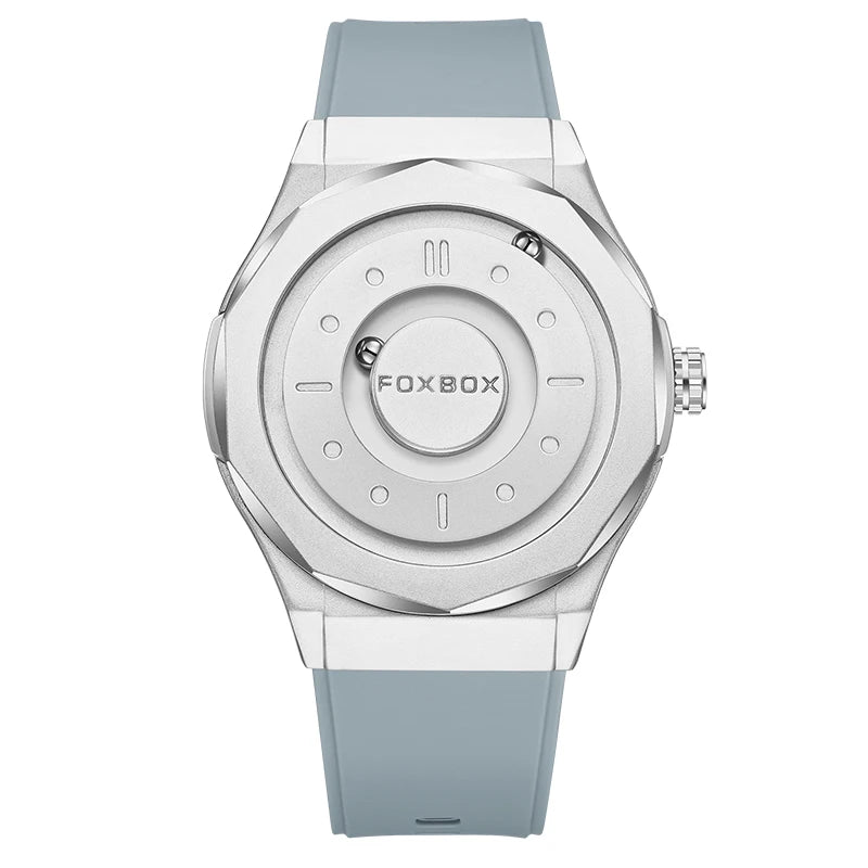 FOXBOX  Magnetic Force Pointer Watch for Men waterproof