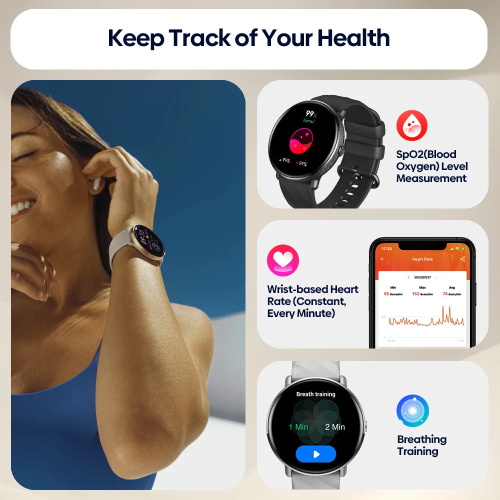 Zeblaze GTR 3 Pro Voice Calling Fitness Tracking Smartwatch