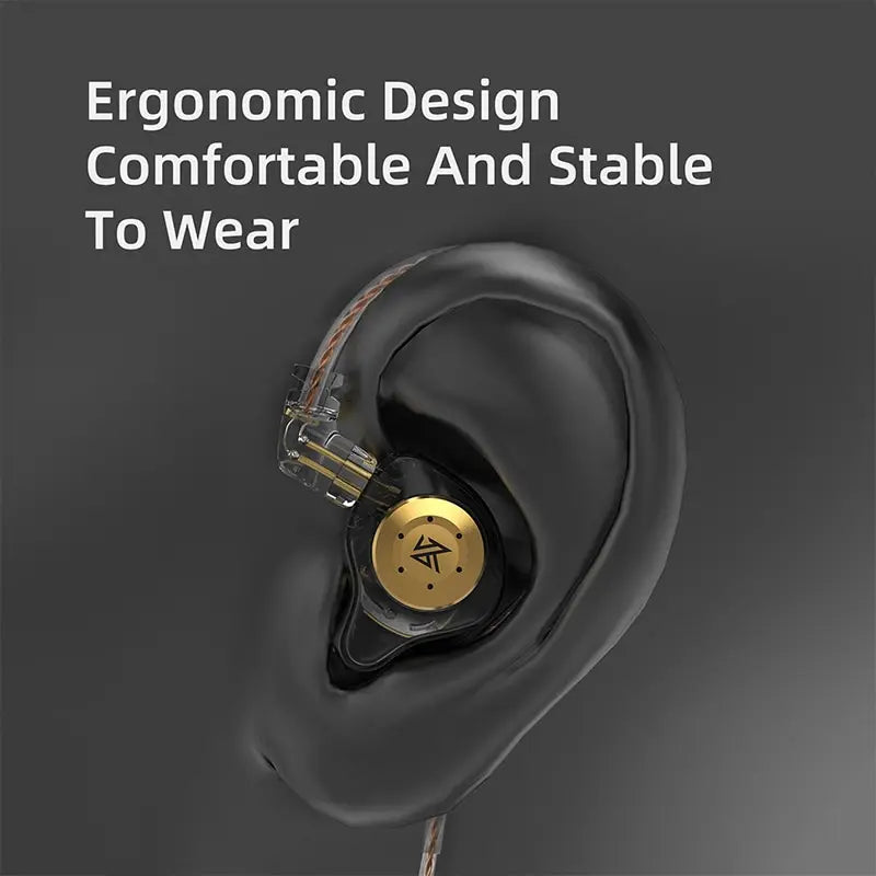 KZ PRO Dynamic HIFI Bass Earbuds In Sport - Noise Cancelling
