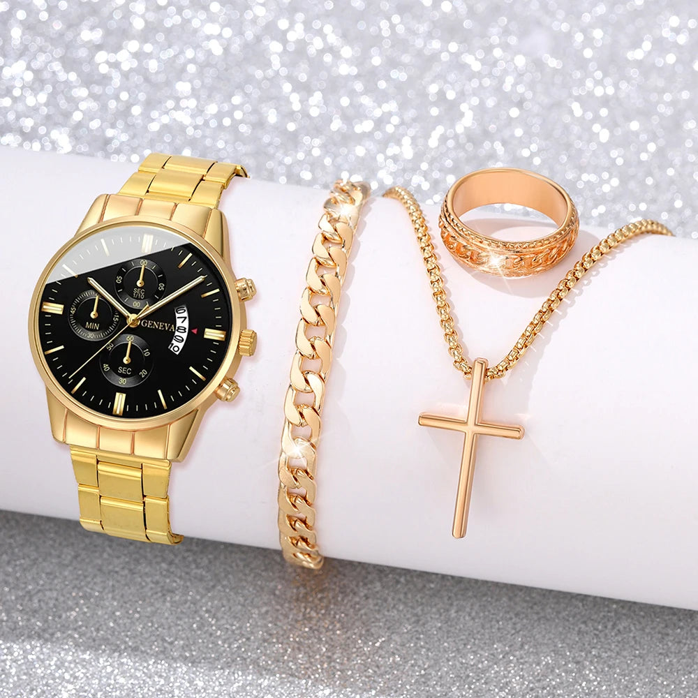 Luxury Men Fashion Stainless Steel Watch