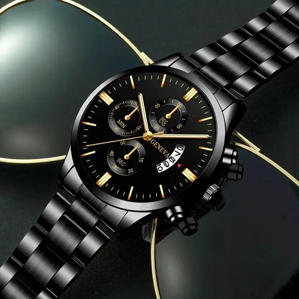 Luxury Men Fashion Stainless Steel Watch
