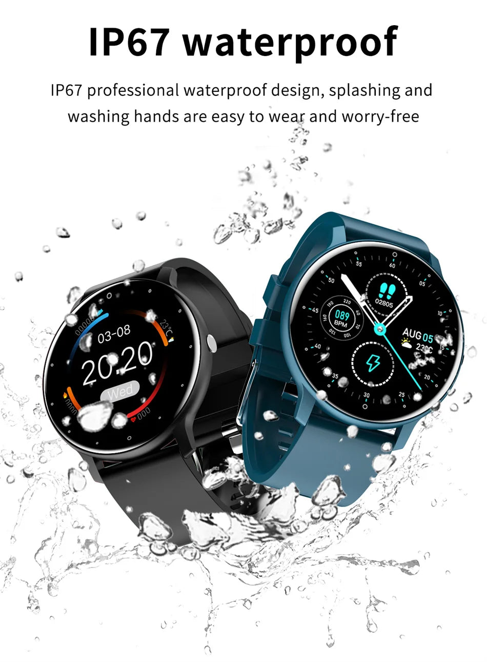 Men Women Sports Fitness Ultra Light Smartwatch Heart Rate