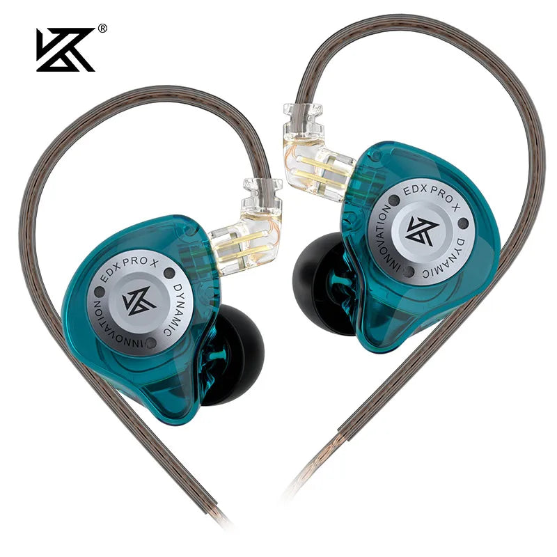 KZ EDX PRO X In Ear Dynamic Drive  HIFI Bass Music Earbud Sport Noise Cancelling Earphone