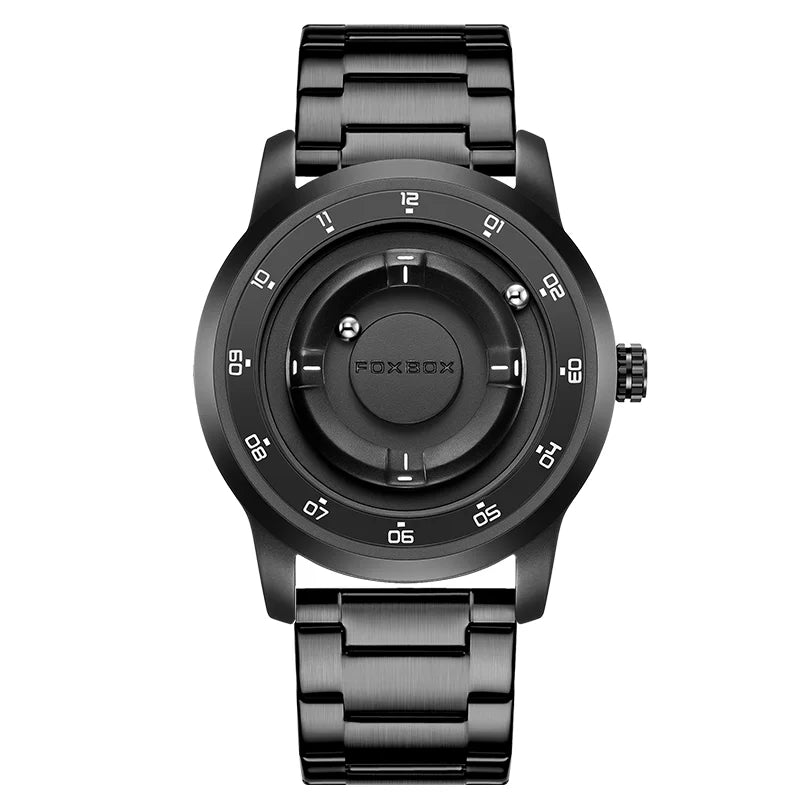 FOXBOX Military Magnetic Luxury Fashion Watch Men Waterproof