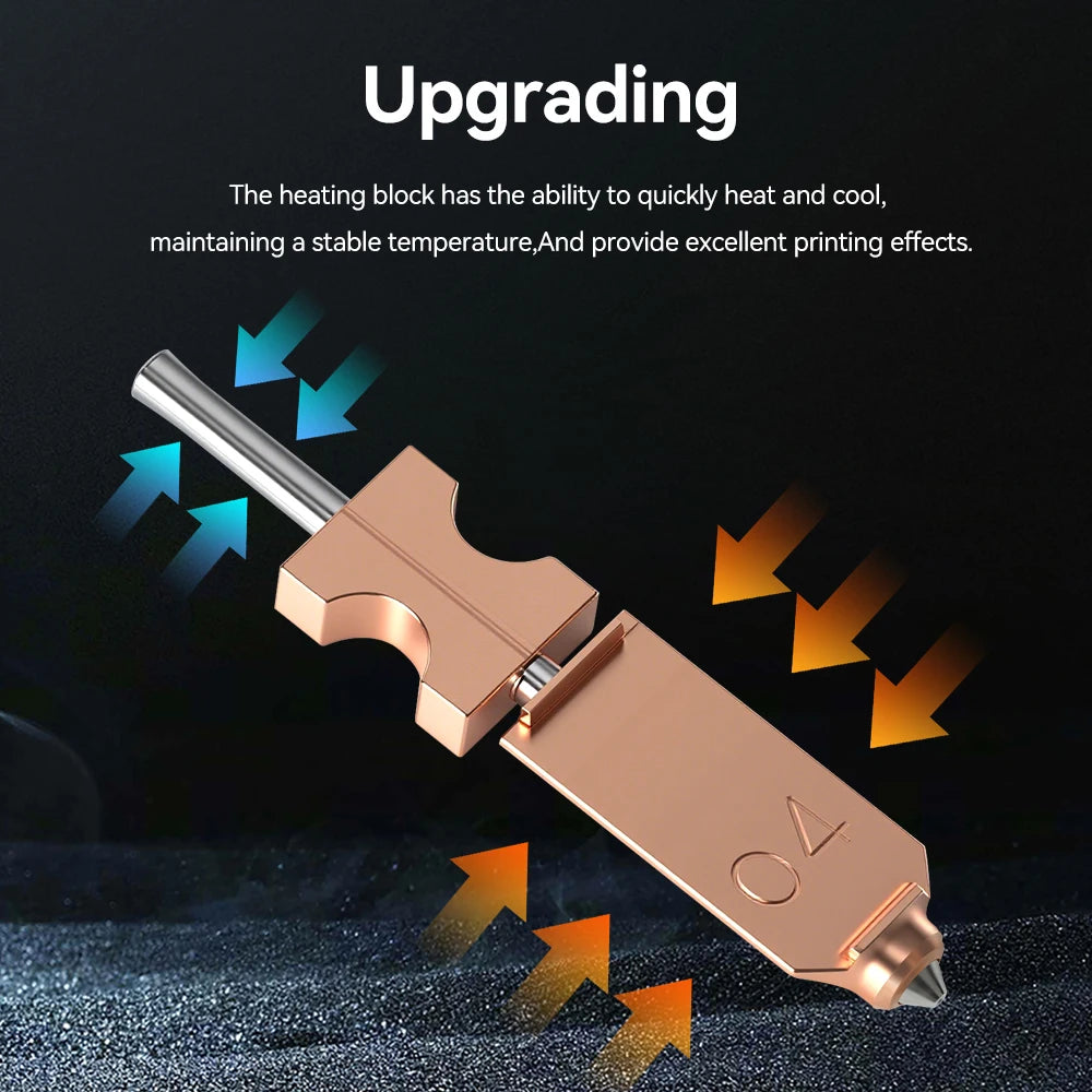 Upgrades Flashforge AD5X Nozzle Kit Flash Cast AD5X Original Nozzle Component Stainless Steel 0.4mm For 3D Printer Accessories