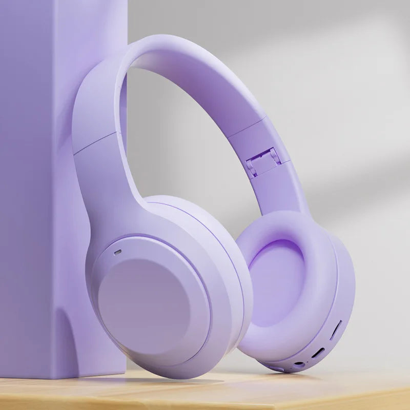 HIFI Stereo Headsets Sport Gamers with Wireless Bluetooth 5.3 and HD Mic