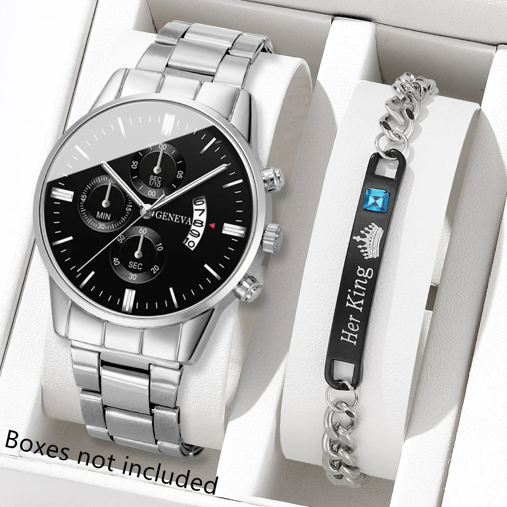 Luxury Men Fashion Stainless Steel Watch