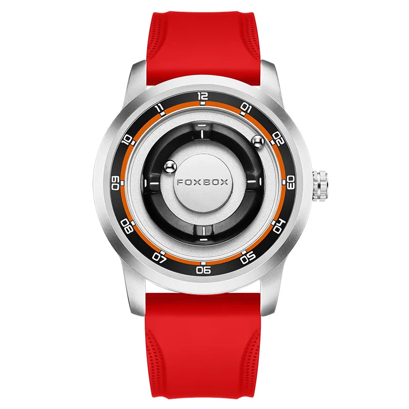 FOXBOX Military Magnetic Luxury Fashion Watch Men Waterproof