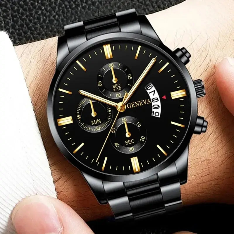 Luxury Men Fashion Stainless Steel Watch