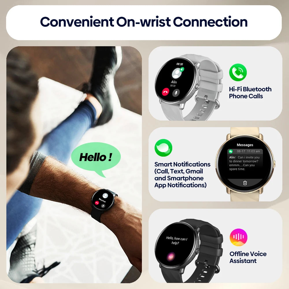 Zeblaze GTR 3 Pro Voice Calling Fitness Tracking Smartwatch