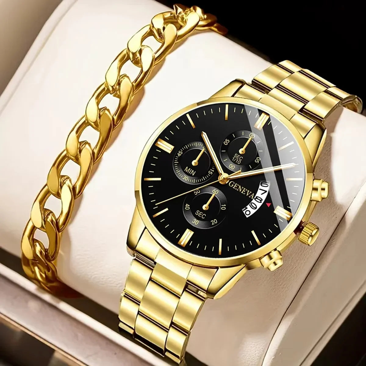 Luxury Men Fashion Stainless Steel Watch