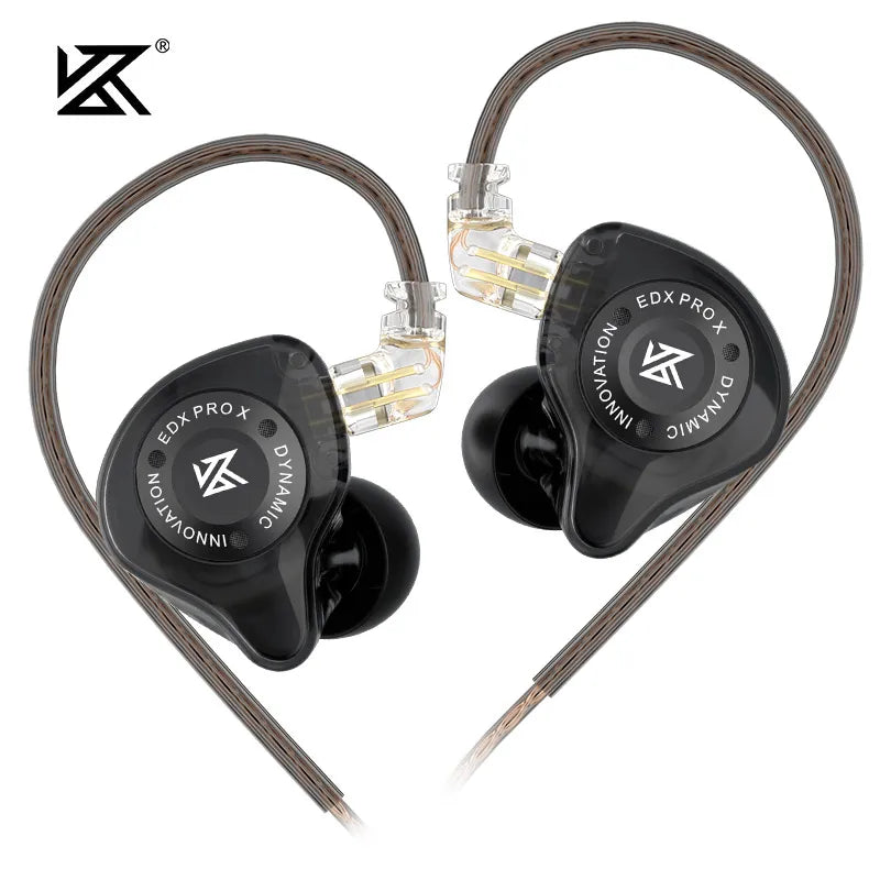 KZ EDX PRO X In Ear Dynamic Drive  HIFI Bass Music Earbud Sport Noise Cancelling Earphone