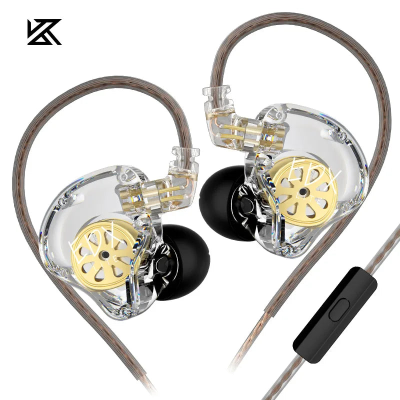 KZ EDX Lite HIFI Dynamic Driver Stereo Bass Music Earbuds for Gaming Sports with Detachable 2Pin Cable