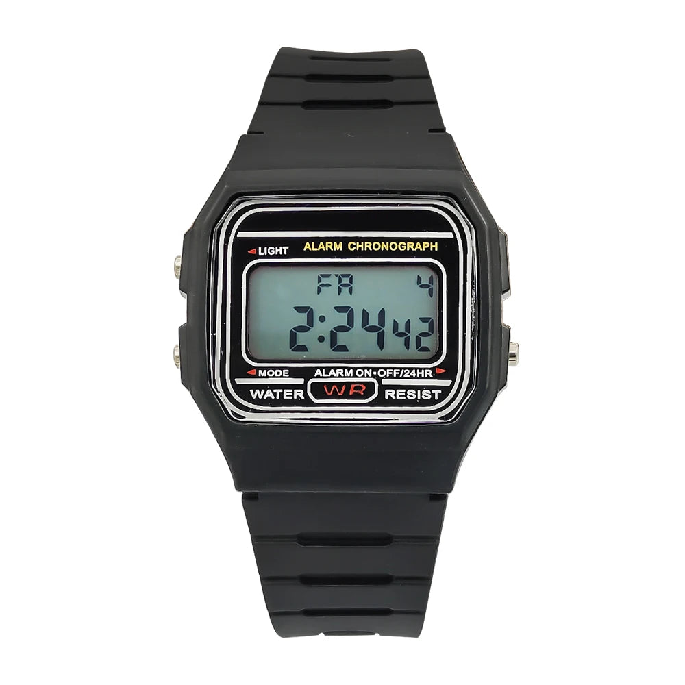 Women Men Digital Electronic LED Watch Multifunctional Outdoor