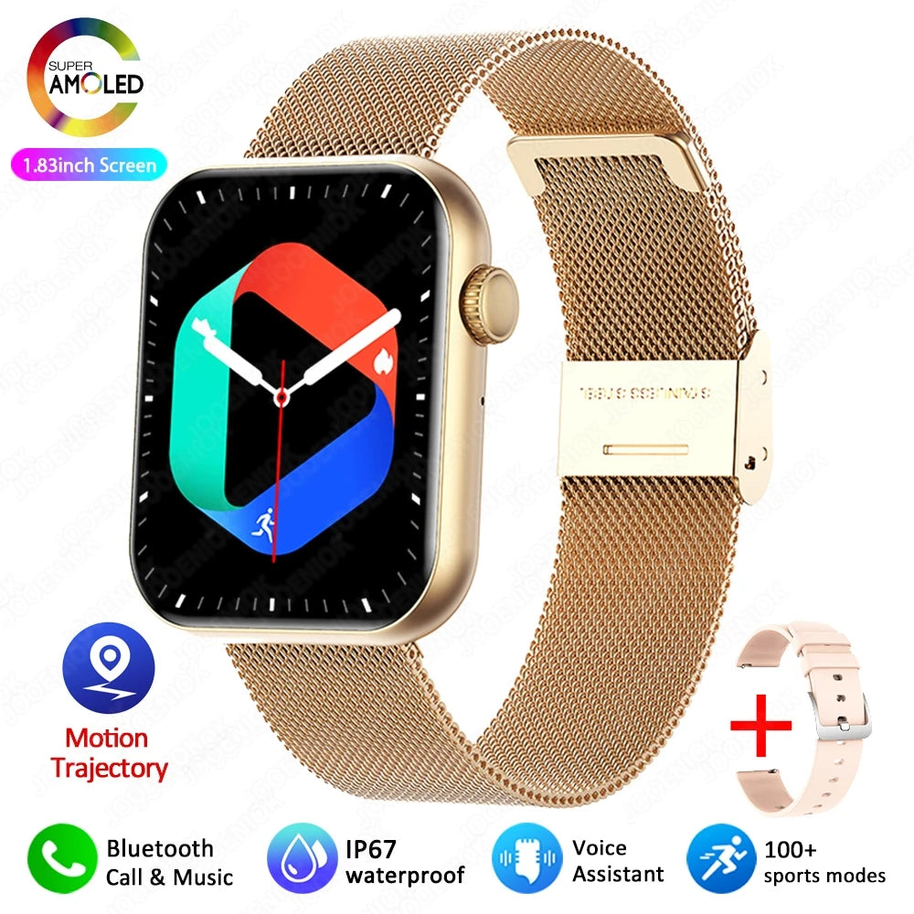 Jooeniok Men's Smartwatch 100+ Sports Mode Health Monitoring
