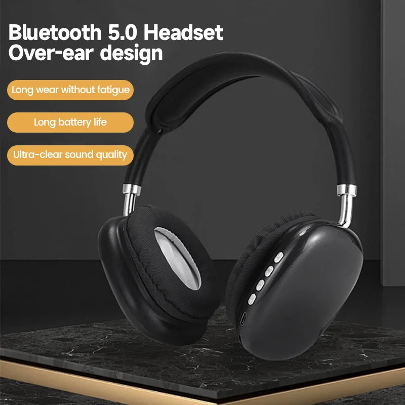 PHONEPACE Wireless Bluetooth Headset Outdoor Sports Gaming Wireless with Mic Noise Cancelling