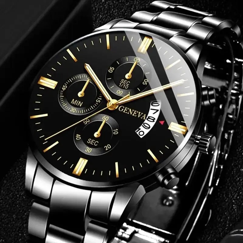 Luxury Men Fashion Stainless Steel Watch