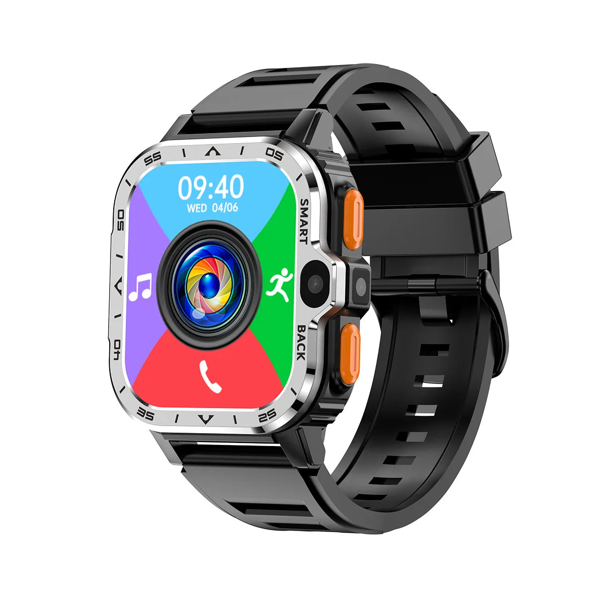 VALDUS Android Smart Watch Men  16G/64G ROM HD Dual Camera 4G SIM Card