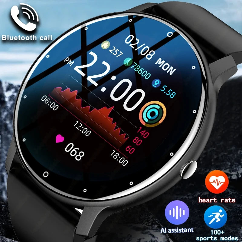 Men Women Sports Fitness Ultra Light Smartwatch Heart Rate