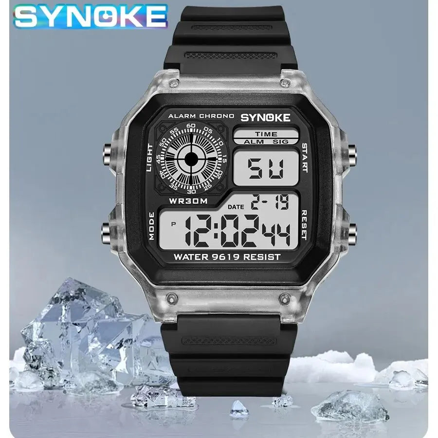 SYNOKE Digital  Men and Women Sport Watch