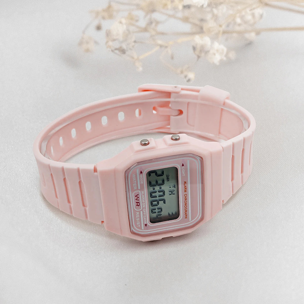 Women Men Digital Electronic LED Watch Multifunctional Outdoor