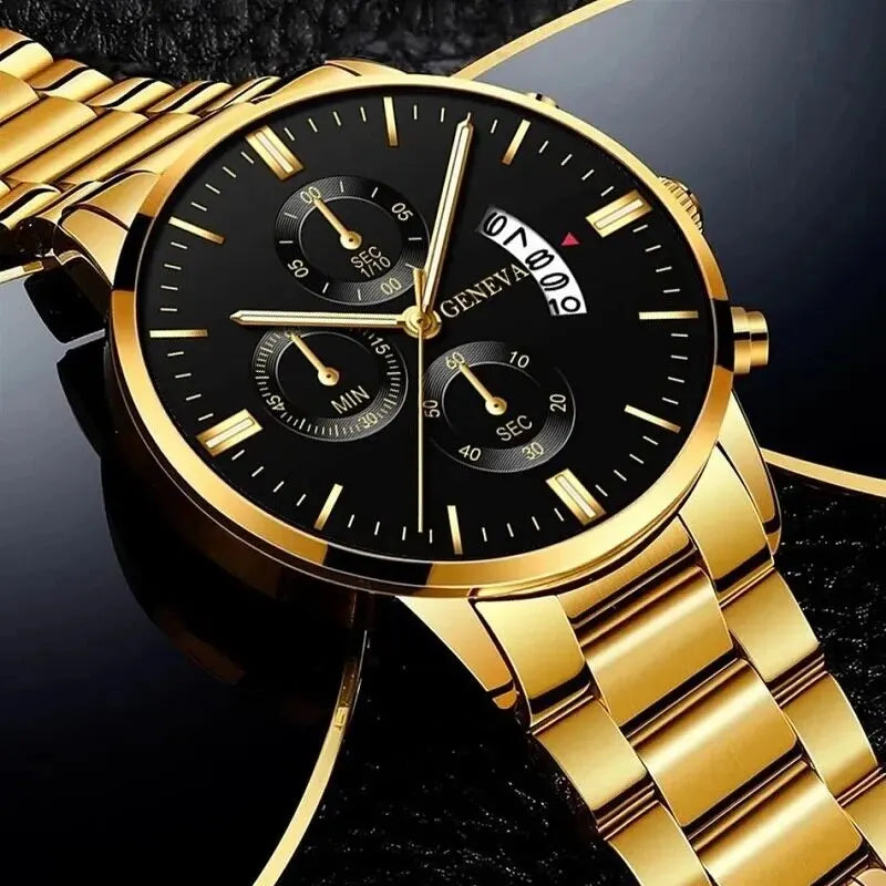 Luxury Men Fashion Stainless Steel Watch