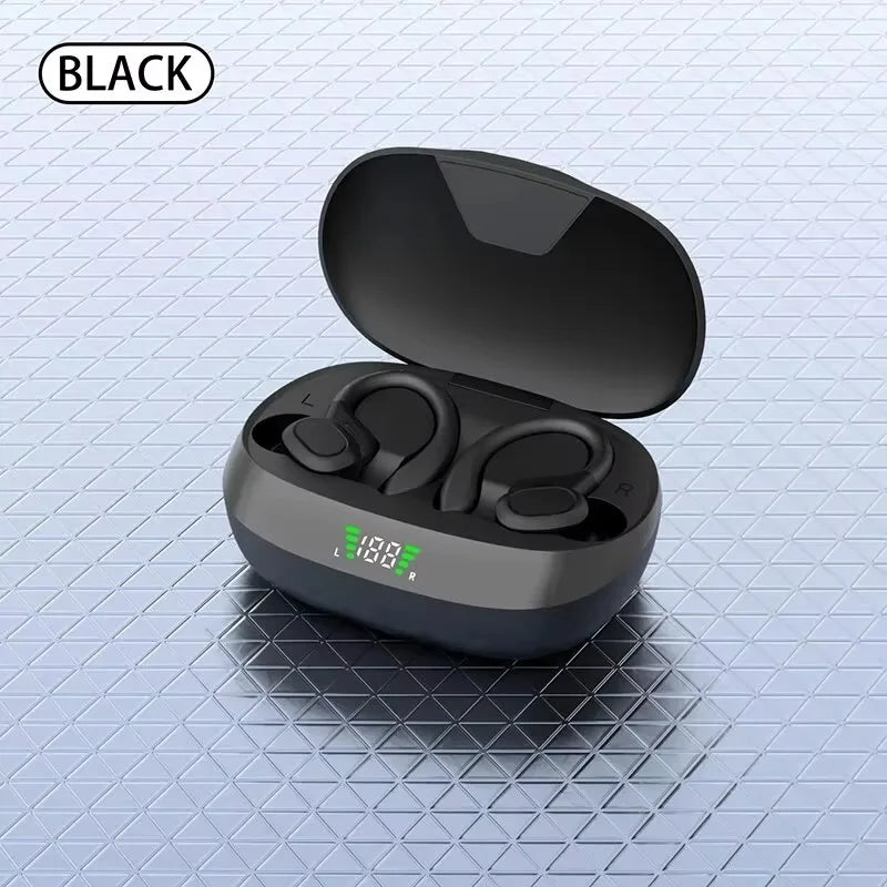 SJUJ Wireless Ear hook Sports HIFI Stereo Waterproof Earbuds With Mic