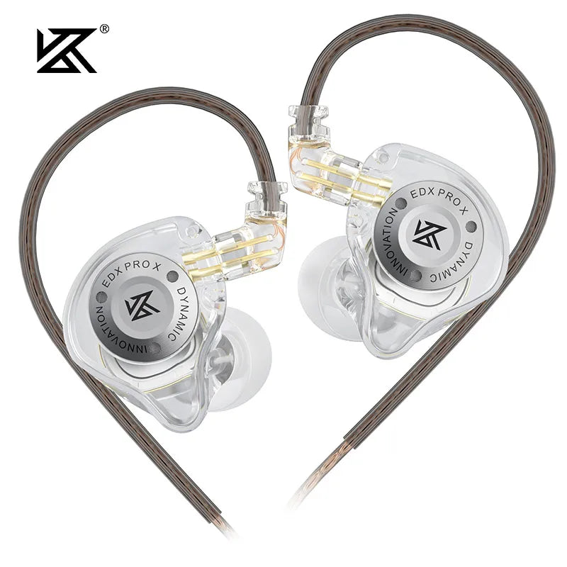 KZ EDX PRO X In Ear Dynamic Drive  HIFI Bass Music Earbud Sport Noise Cancelling Earphone