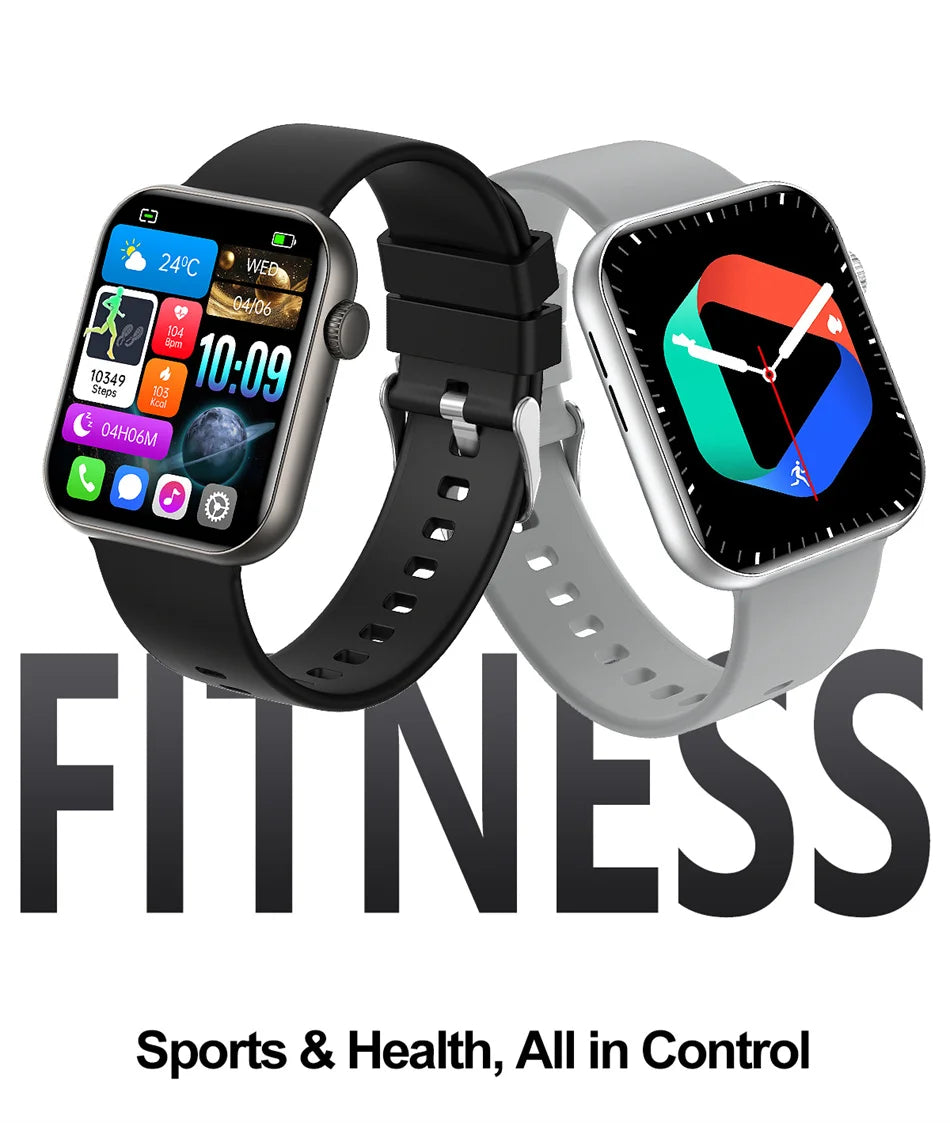 Jooeniok Men's Smartwatch 100+ Sports Mode Health Monitoring