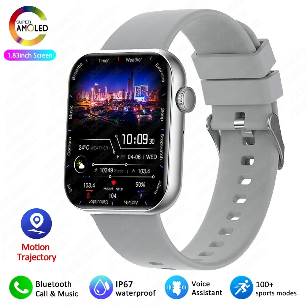 Jooeniok Men's Smartwatch 100+ Sports Mode Health Monitoring