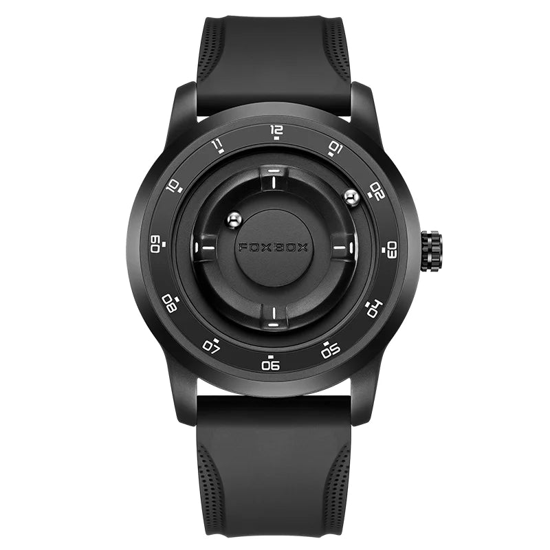 FOXBOX Military Magnetic Luxury Fashion Watch Men Waterproof