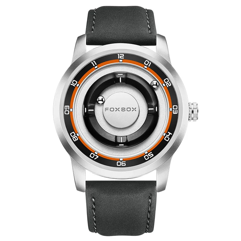 FOXBOX Military Magnetic Luxury Fashion Watch Men Waterproof