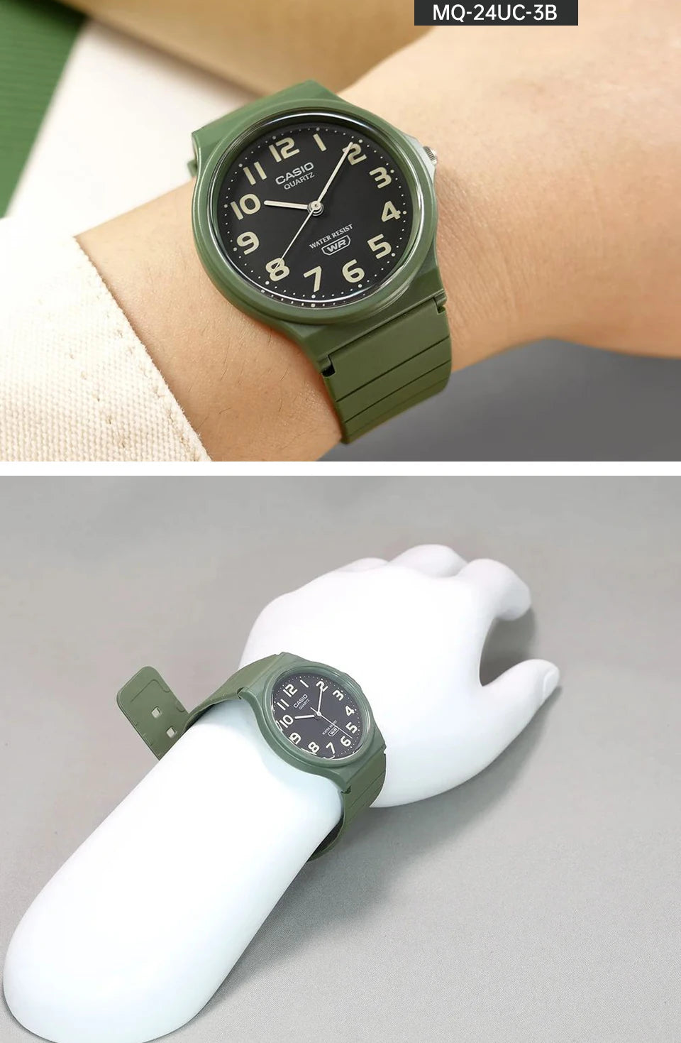 Casio Quart Casual watch for Women and Men Water Resistant