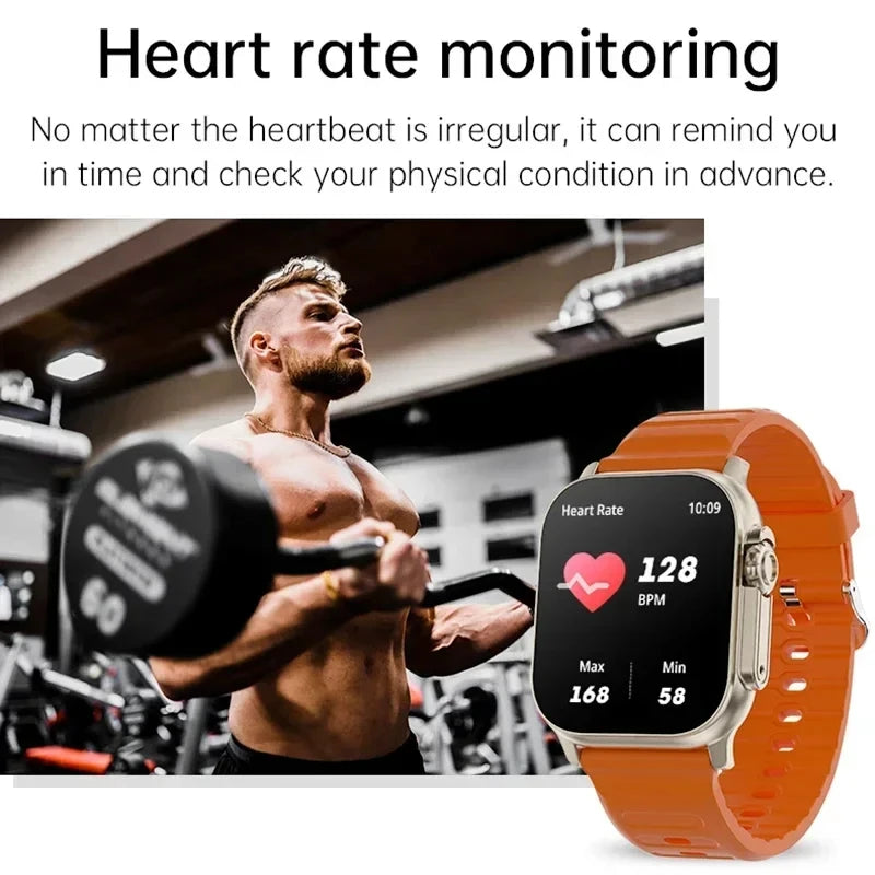 LAXASFIT T900 Ultra Sport Smartwatch Heart Rate Monitor for Men Women